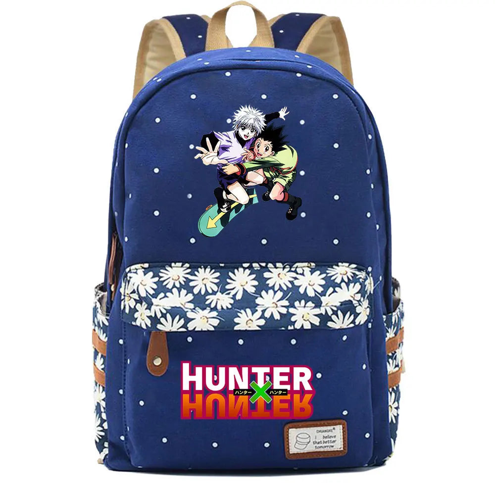 Anime Hunter Hunter Teenger Packsack Casual Backpack Unisex