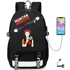 Anime Hunter Hunter USB Casual Backpack Oxford Schoolbag