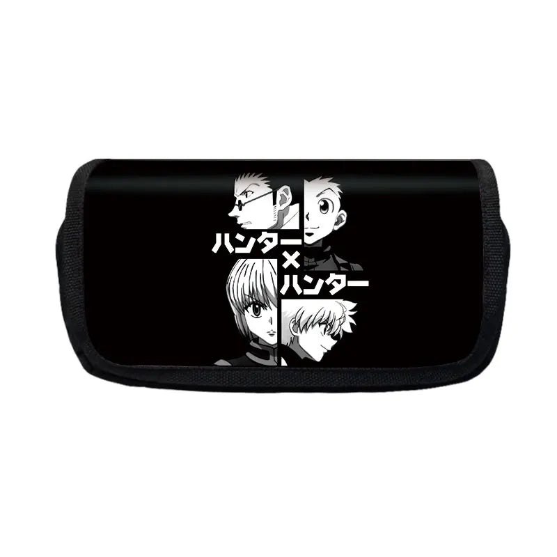Anime Hunter X Hunter Pencil Bag HxH Pencil Case Makeup Bags