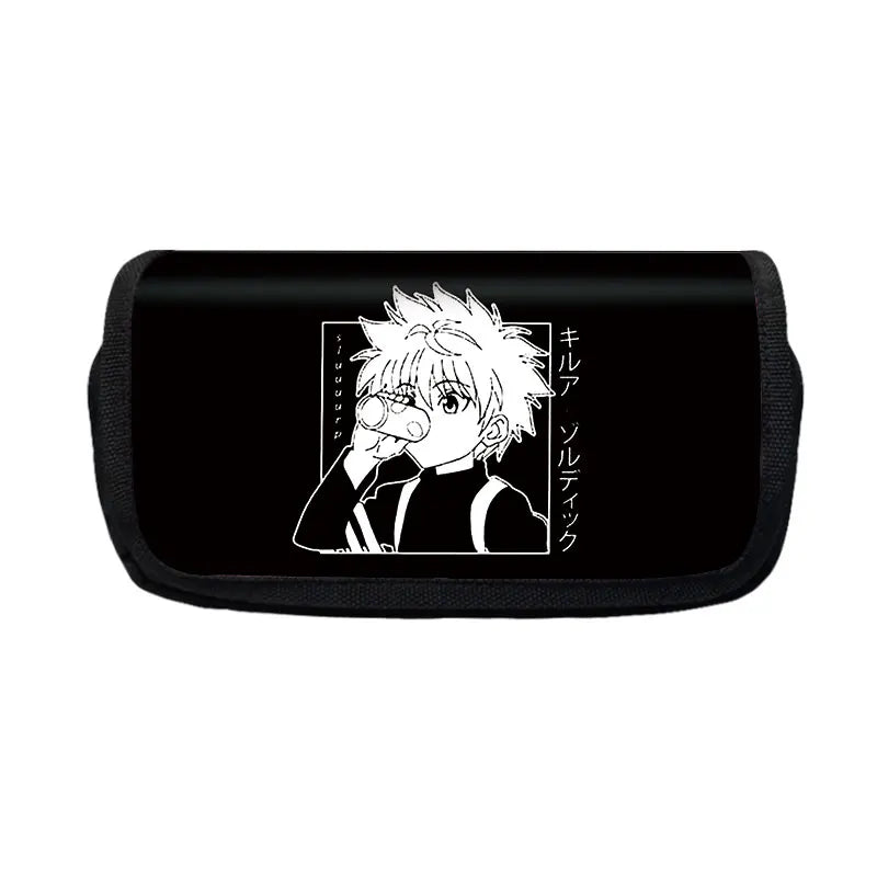 Anime Hunter X Hunter Pencil Bag HxH Pencil Case Makeup Bags