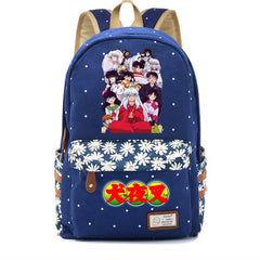 Inuyasha Canvas Backpack Schoolbag Casual High Packsack Teenger Mochila