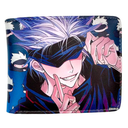 JUJUTSU KAISEN Anime Bi-Fold Wallet with Coin Pocket