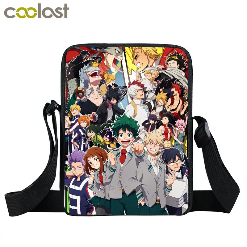 My Academia Messenger Bag - Izuku Midoriya & Bakugou Katsuki Shoulder Bag