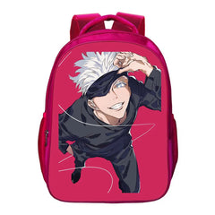 Jujutsu Kaisen Backpack School Bag Double-layer Rucksack Teens Travel