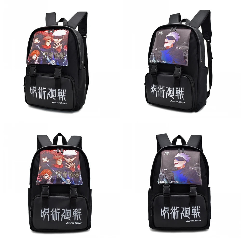 Jujutsu Kaisen Teen Unisex Backpack Student Canvas Rucksack