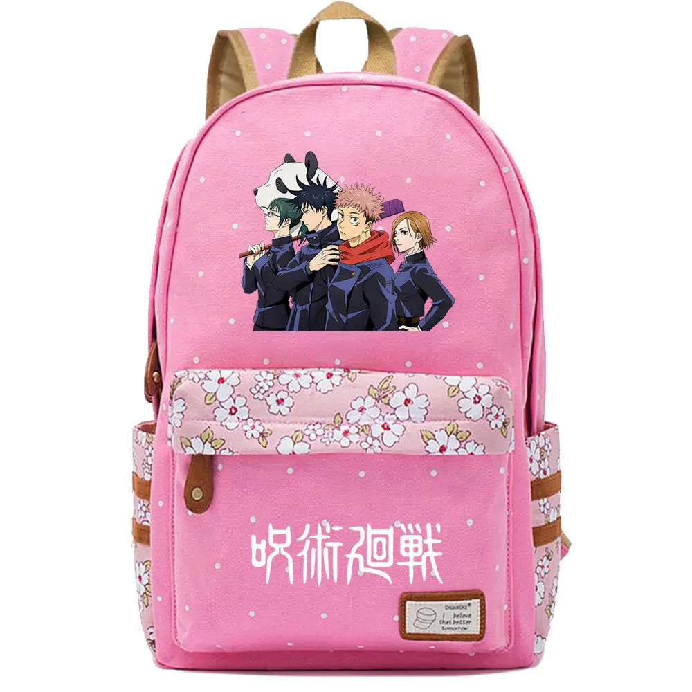 Jujutsu Kaisen Teenager Backpack School Travel Laptop Bag