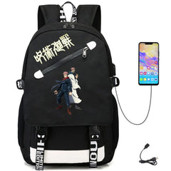 Jujutsu Kaisen Anime Backpack Schoolbag High Laptop Bag