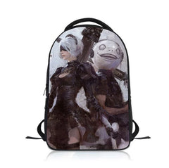 Anime NieRAutomata Students Backpack School Bag Children Cartoon Knapsack