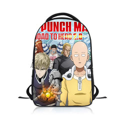 Anime ONE PUNCH-MAN Student Backpack School Bag Children Cartoon Knapsack