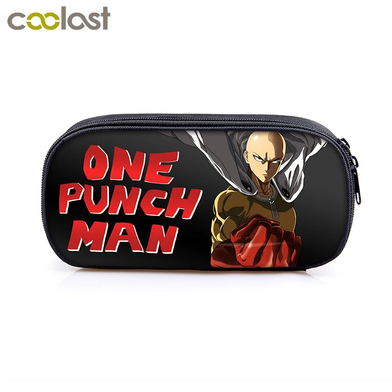 One Punch Man: Saitama Pencil Bag for Boys Girls School