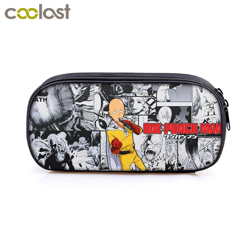 One Punch Man: Saitama Pencil Bag for Boys Girls School