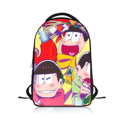 Osomatsu San Students Backpack School Bag Boys Girls Rucksack Kids Bookbag