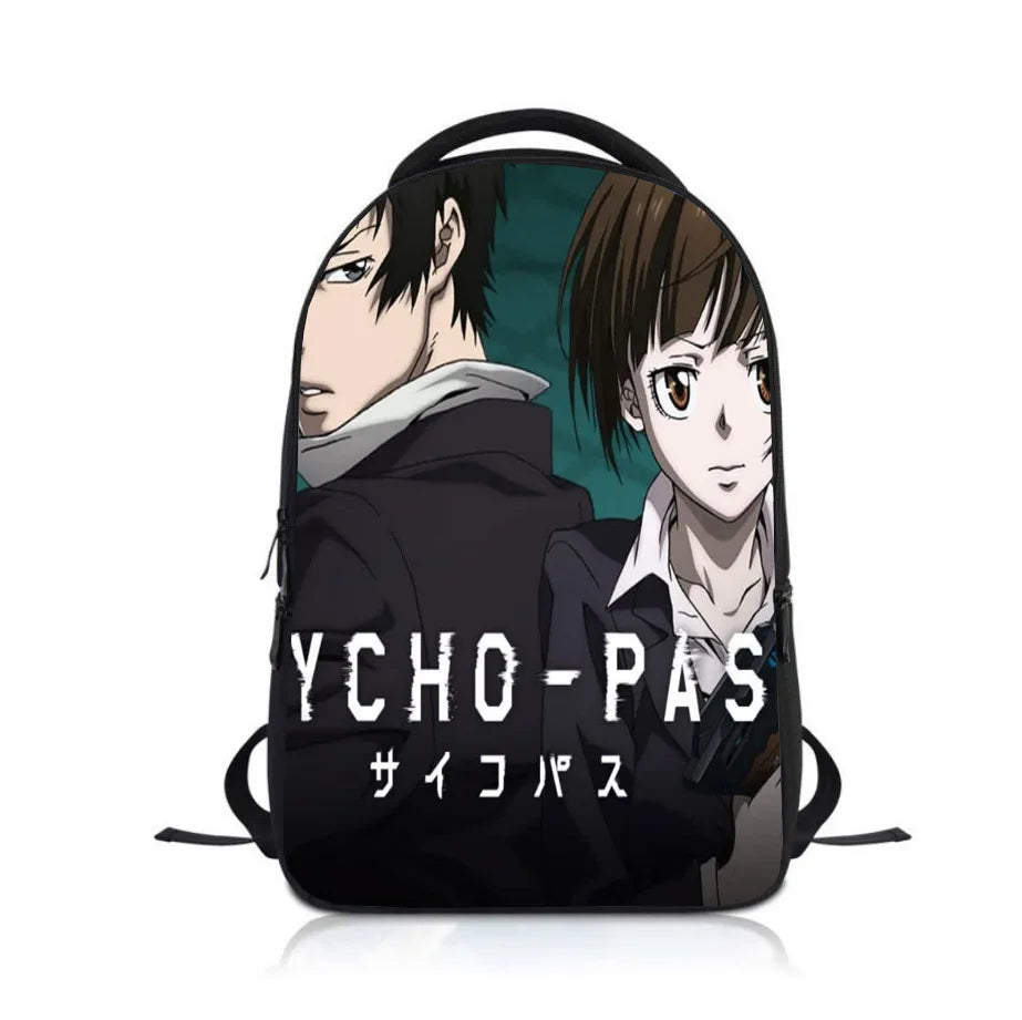 Anime Psycho-Pass Kids Backpack School Bag Children Rucksack Bookbag