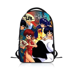 Anime Ranma Students Backpack School Bag Children Cartoon Knapsack Boys Girls
