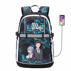 Re:Life In A Different World From Zero Oxford USB Backpack