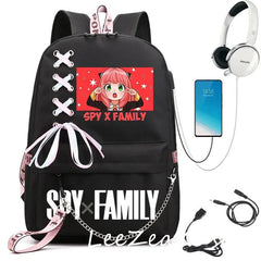 SPY x FAMILY Anya Forger School Backpack Women Student Shoulder Bag
