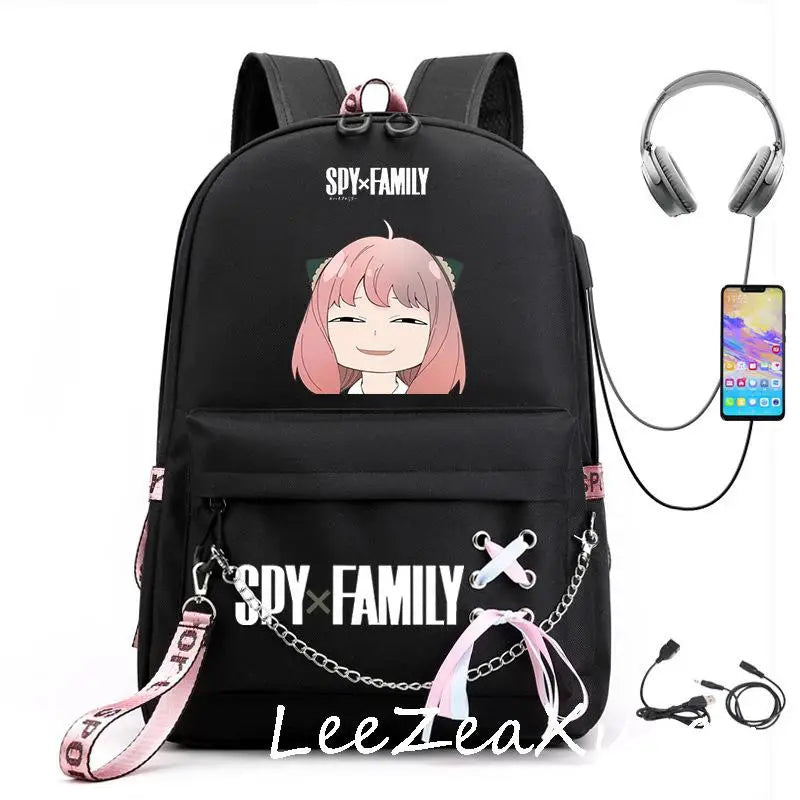 Anime SPY x FAMILY Backpack School Girls Teenager Bookbag Women Rucksack