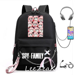 Anime SPY x FAMILY Backpack School Girls Teenager Bookbag Women Rucksack
