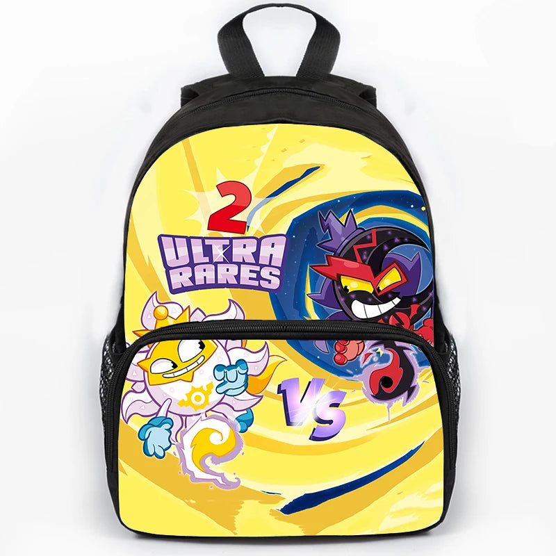 Anime Superzing Backpack Girls Boys Cartoon School Bag 16Inch Rucksack