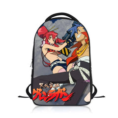 Anime Tengen Toppa Students Backpack School Bag Boys Girls Rucksack