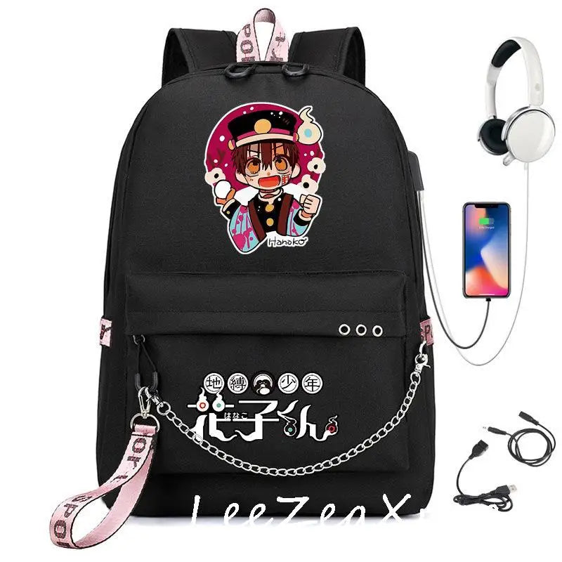 Anime Toilet-Bound Hanako Capacity Backpack Oxford School Bags