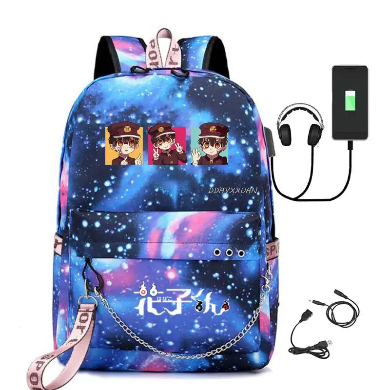 Anime Toilet-Bound Hanako Printed Large Capacity Student School Bag