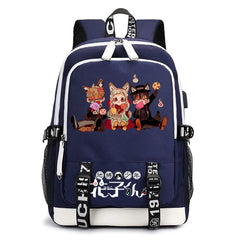 Anime Toilet-Bound Hanako Printed School Bag with USB Charging