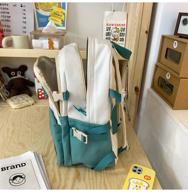 Japanese Anime Totoro Cat Canvas Backpack for Teens