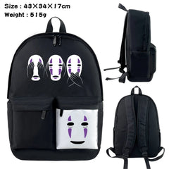 Anime Totoro Nylon Backpack Casual Knapsack Teenager Packsack