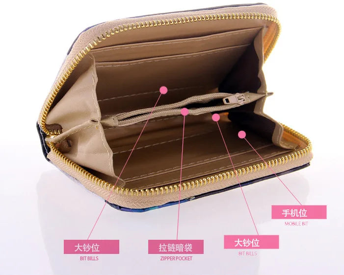 TouHou Project Marisa Reimu Wallet Money Bag