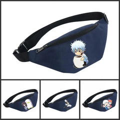 Anime Unisex Fanny Pack Waterproof Waist Bag for Gintama