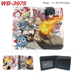 Fairy Tail Anime Wallet - Leather Short Wallet with Coin Pocket