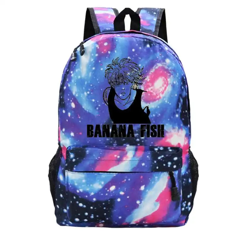 Oversized Banana Fish Canvas Backpack