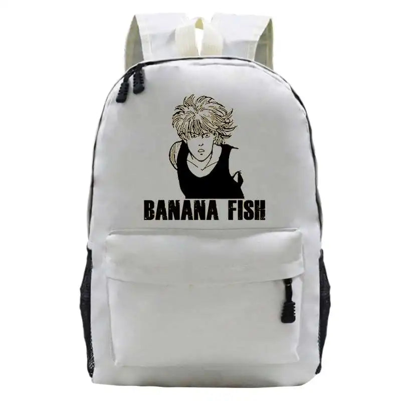 Oversized Banana Fish Canvas Backpack
