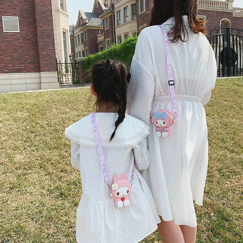Anime Coin Purse Cartoon One-shoulder Bag Soft Small Children's Messenger Bag