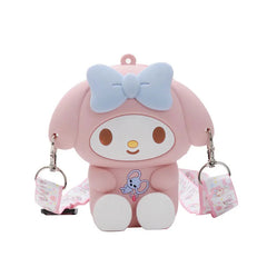 Anime Coin Purse Cartoon One-shoulder Bag Soft Small Children's Messenger Bag