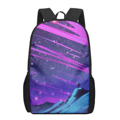 Anime Landscape 3D Pattern School Bag for Children Girls Boys