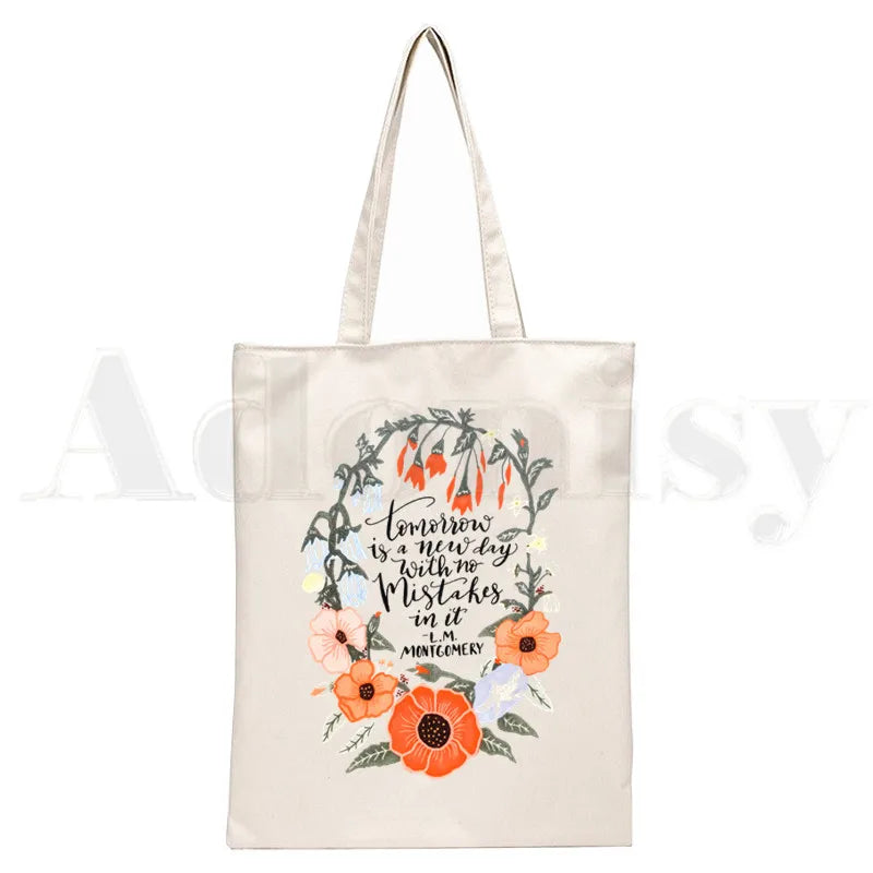 Anne Shirley Green Gables Handbag Canvas Shoulder Bag