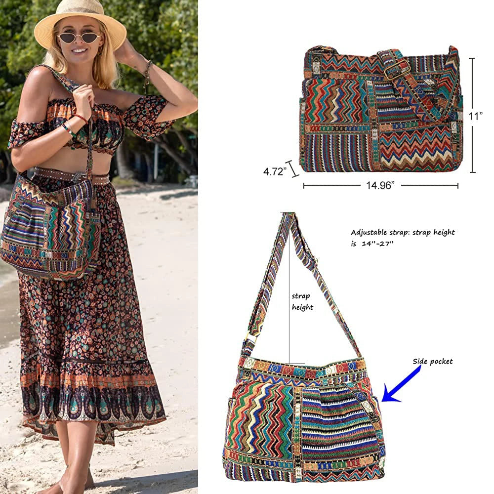 Vintage Women Shoulder Bag Large Capacity Crossbody Hobo Bag
