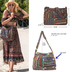 Vintage Women Shoulder Bag Large Capacity Crossbody Hobo Bag