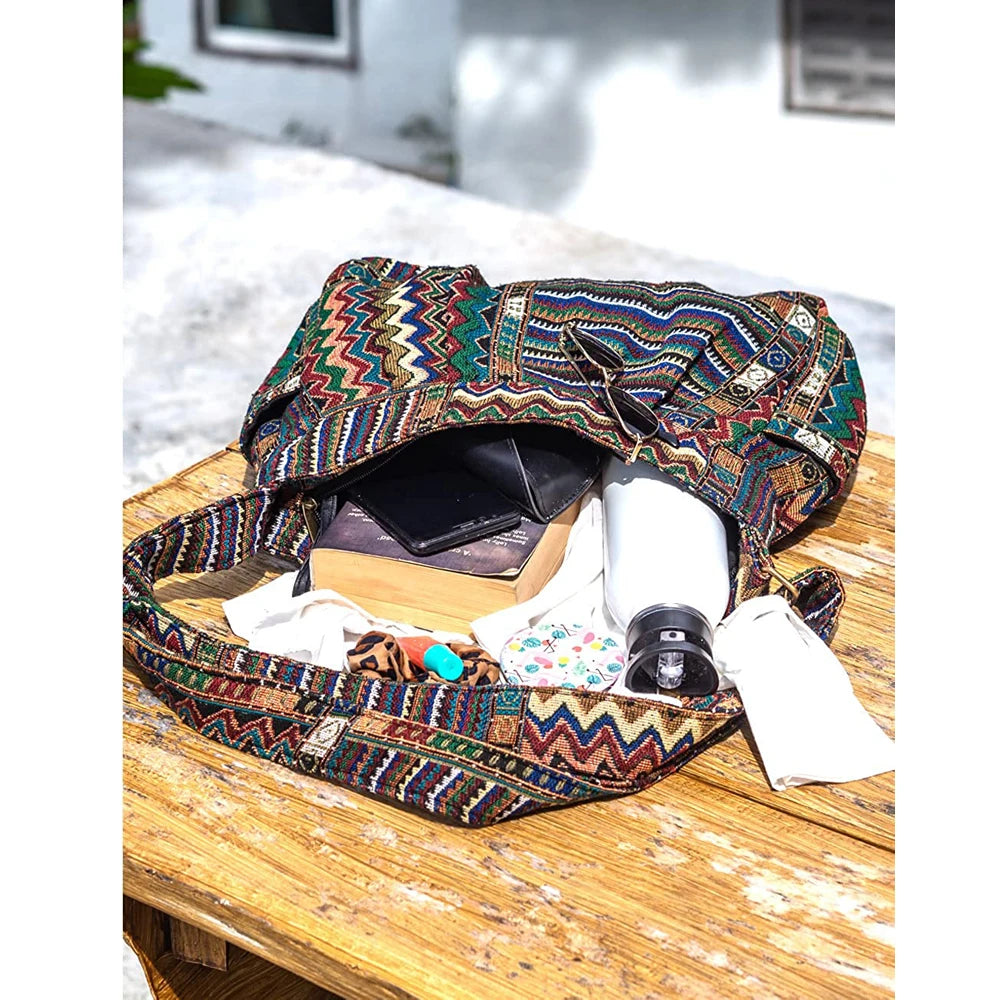 Vintage Women Shoulder Bag Large Capacity Crossbody Hobo Bag