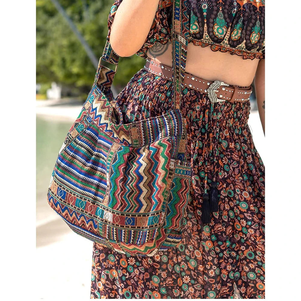 Vintage Women Shoulder Bag Large Capacity Crossbody Hobo Bag