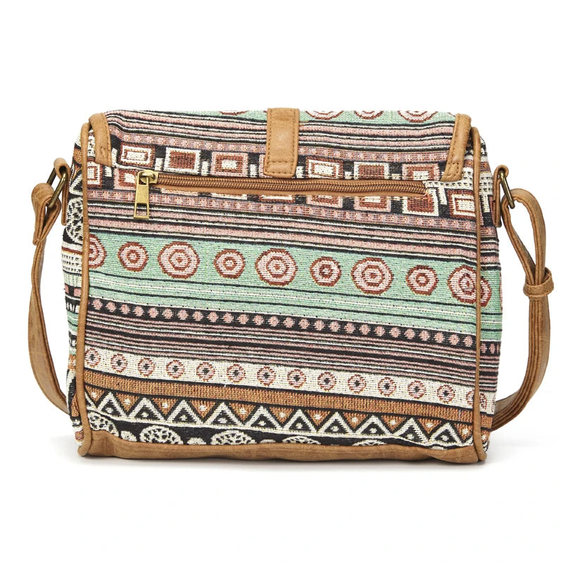 Bohemian Style Shoulder Bag Purse Crossbody Small Tote Bag