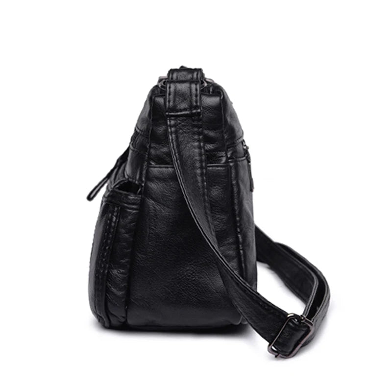 Soft Leather Crossbody Shoulder Bag for Girls