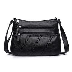 Soft Leather Crossbody Shoulder Bag for Girls