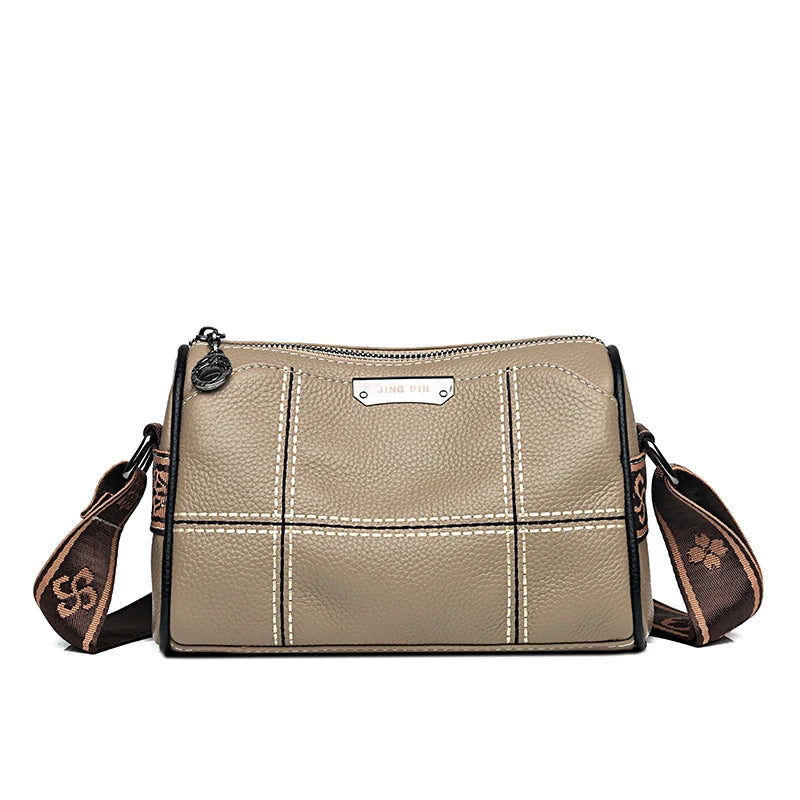 Women's Leather Shoulder Bag Large Capacity Crossbody Purse