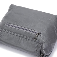 Large Capacity Women Crossbody Bag Shoulder Bag Soft Pu Leather Messenger Bag