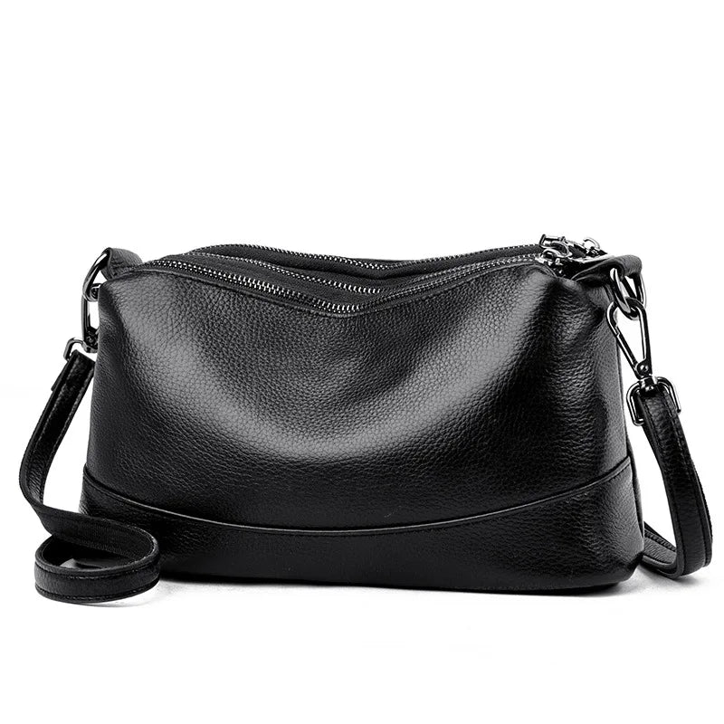 Leather Crossbody Bag Cowhide Handbags Messenger Bag