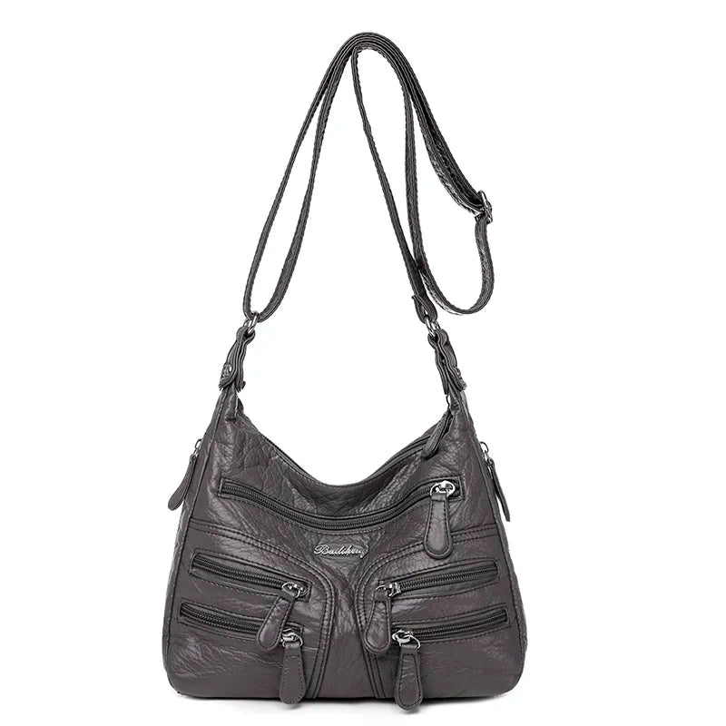 Vintage Women Handbag Soft Crossbody Bag Shoulder Purse
