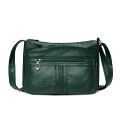 Vintage Women Shoulder Bag Pu Leather Crossbody Bag Casual Purse